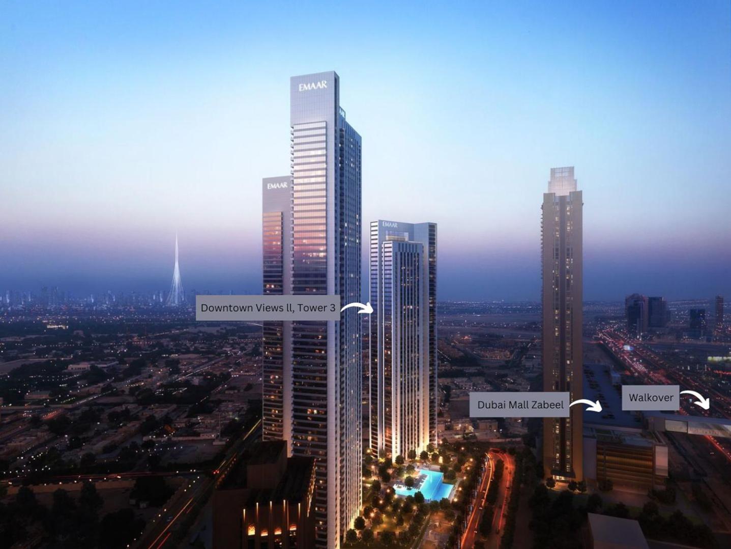 New Stylish 1Br Apartment, Next To Dubai Mall - Downtown Views Ll, Tower 3 Bagian luar foto